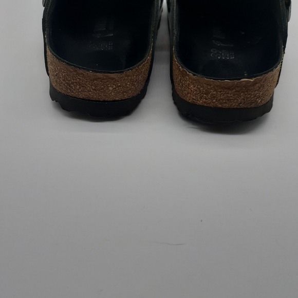 SOLD ON EBAY Birkenstock Boston Mules Patent Leather Sz 39 (8-8.5) Narrow - Picture 9 of 13